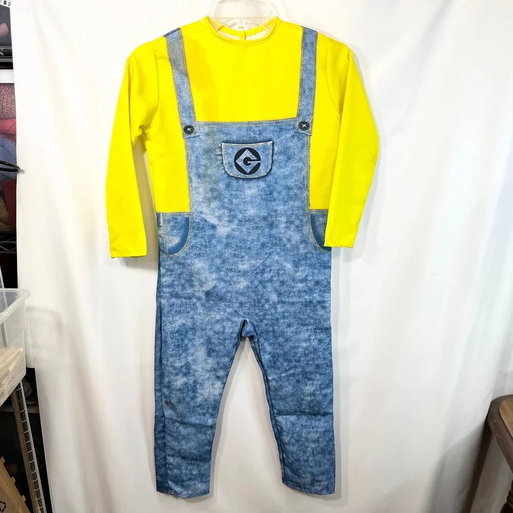 Rubies Despicable Me Minion Costume Kids Medium Halloween Dress Up Mask Gloves